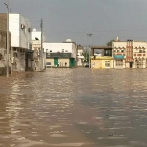 صور كارثية من أمطار املج عصر الجمعة 