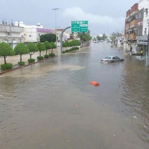 صور كارثية من أمطار املج عصر الجمعة 