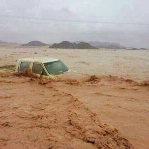 صور كارثية من أمطار املج عصر الجمعة 