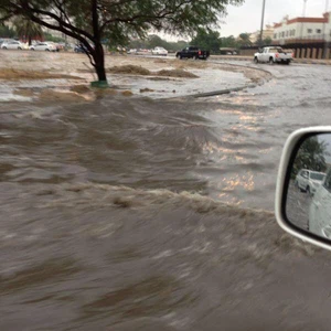 الكويت ، امطار غزيرة ، مع الشكر للمغردين