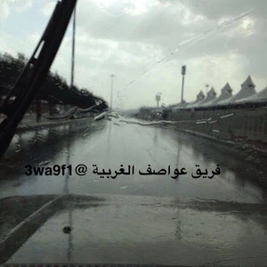 أمطار منى - تصوير أحمد الرويجحي