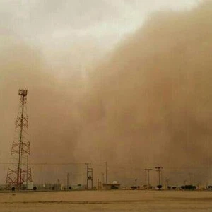 بالصور .. غبار كثيف في منطقة حائل يقلب النهار لليل 