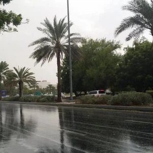 مدنية العين شهدت يوم ماطر