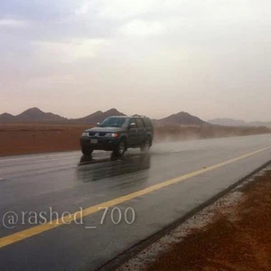 أمطار خفيفة جنوب الشملي - غرب منطقة حائل