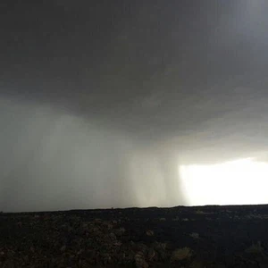  صور البردية القوية التي ضربت مركز انبوان جنوب غرب حائل عصر السبت