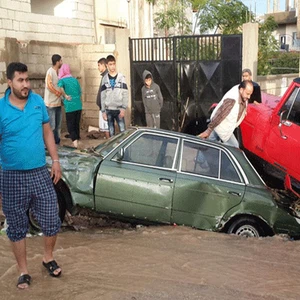 عاصفة مُدمرة وليلة مُرعبة عاشها سُكان "عكار" شمال لبنان 