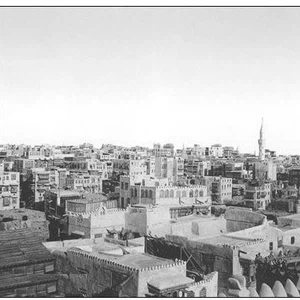 صورة لمدينة جدة من شُرفة القنصلية الفرنسية عام 1336هـ الموافق 1917م