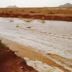 السيول الناتجة عن امطار الدوادمي