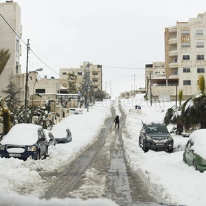 ١٠٠ صورة للعاصفة جنى في عمان بعدسة طقس العرب