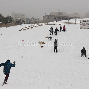 ١٠٠ صورة للعاصفة جنى في عمان بعدسة طقس العرب