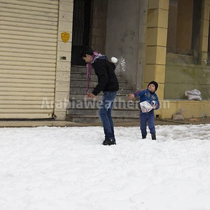 ١٠٠ صورة للعاصفة جنى في عمان بعدسة طقس العرب