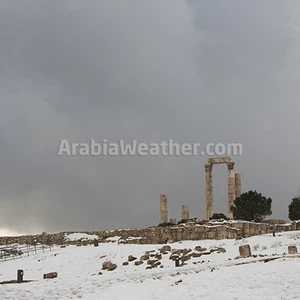 ١٠٠ صورة للعاصفة جنى في عمان بعدسة طقس العرب