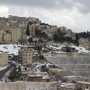 ١٠٠ صورة للعاصفة جنى في عمان بعدسة طقس العرب