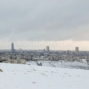 ١٠٠ صورة للعاصفة جنى في عمان بعدسة طقس العرب