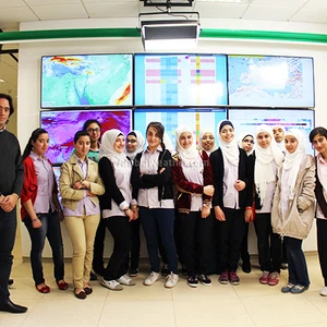 بالصور : زيارة مدرسة فرسان الاردن لمركز طقس العرب الأقليمي الثلاثاء 17-3-2015 