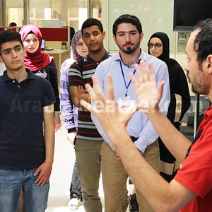 بالصور : زيارة فريق جوجل في جامعة العلوم والتكنولوجيا الاردنية  لشركة طقس العرب   ‎  