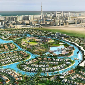   مدينة الشيخ محمد بن راشد، وهي مدينة مُتكاملة ستحتوي على مساكن ومرافق تجارية  وترفيهية 