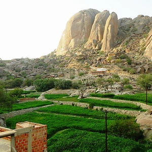 In pictures, Mount Shada, the bottom, embraces a beautiful `scar`.