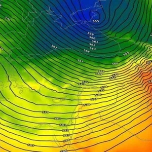 What does the letter (H) stand for on weather maps?