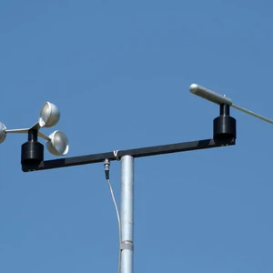 What meteorological instrument is used to measure wind speed and direction?