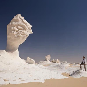 En images : Découvrez l&#39;incroyable Désert Blanc en Egypte