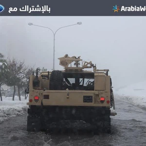 مدرعة الجيش في جولة تفقدية