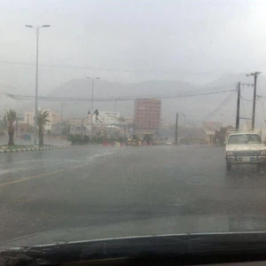 أمطار المندق في الباحة