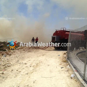 اندلاع حريق كبير غرب العاصمة عمان .. مشاهد حصرية من قلب الحدث