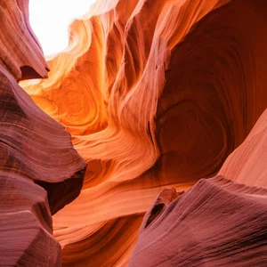 صورة لتشكيلات الصخور من ولاية أريزونا 