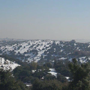 صورة مهداة من صفحة بدر الجديدة لحال الغطاء الثلجي في المنطقة