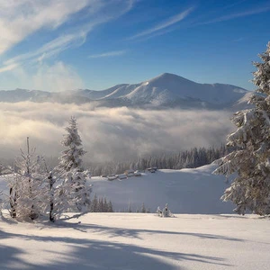 بالصور : مشاهد تروي حكاية جمال فصل الشتاء في جبال الكربات .. ستُصيبك بالقشعريرة