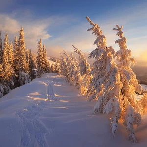 Pictures: Scenes telling the story of the beauty of winter in the Carpathian Mountains..will give you goosebumps