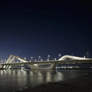 In pictures: The world&#39;s largest arch bridge in Dubai