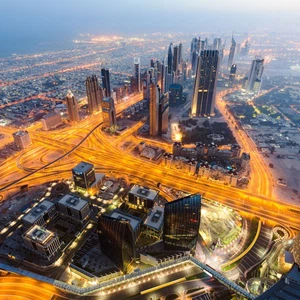 بالصور: هذه هي مدينة دبي من أعلى
