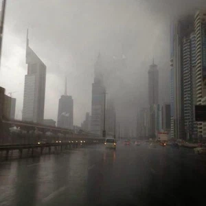 أمطار دبي - تصوير بارق الوسم