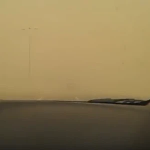 شاهد قوة العاصفة الرملية التي أثرت على جازان عصر الثلاثاء 