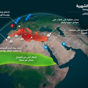 الأردن - النشرة الشهرية | ازدياد برودة الأجواء ليلاً تدريجياً خلال الشهر وتركز الحالات الخريفية على وسط المتوسط ( تفاصيل )