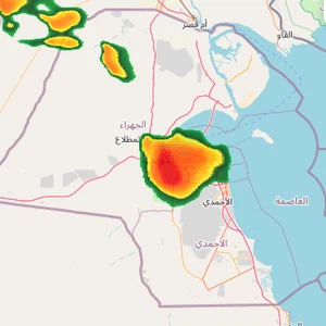 Koweït | Une météo inhabituelle affectant la capitale, avec des orages, des vents portants et des averses de grêle