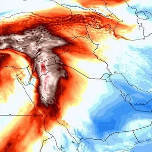 Dragon Storm.. and details of the historical depression that affected Jordan and the countries of the eastern Mediterranean in 2020