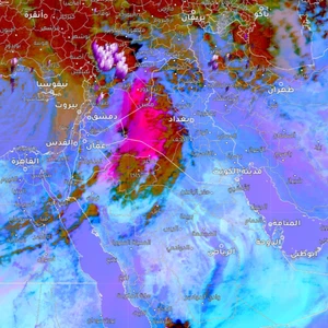 Al-Musnad: A widespread dust storm hits about 8 countries with winds exceeding 80 km/h