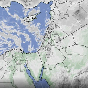 Palestine - 8h15 | Des pluies d'intensité variable, parfois accompagnées d'éclairs et de tonnerre, touchent plusieurs zones