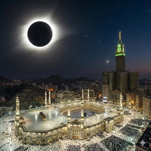 ظلام في مكة لمدة 5 دقائق في 2 أغسطس 2027 بسبب كسوف شمسي كلي نادر