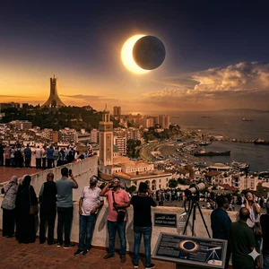 Une éclipse solaire totale, un phénomène rare, traversera cinq continents le 12 août 2026, et le monde arabe s&#39;apprête à assister à un spectacle astronomique exceptionnel.