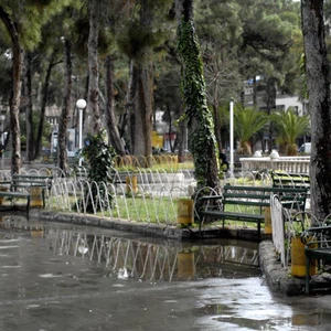صورة أرشيفية لأمطار نابلس