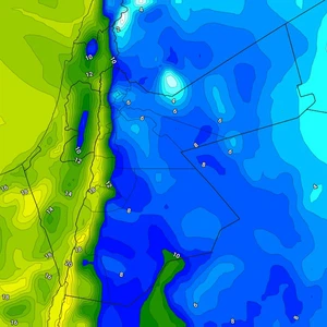 الأردن: برغم انتصاف النهار… درجات حرارة متدنية للغاية في أغلب مناطق المملكة