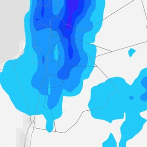 Jordanie : Des orages devraient reprendre de façon aléatoire dans certaines régions au cours de l&#39;après-midi et de la soirée.