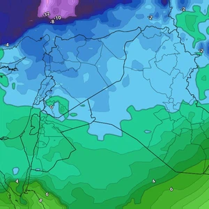 Jordan: The remnants of the cold and humid air mass are affecting the Kingdom today.