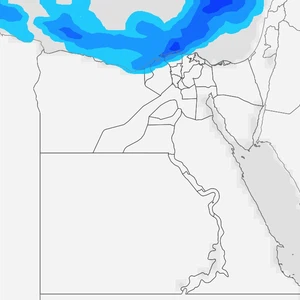 Egypt | A weak extension of a low pressure system accompanied by humid ...