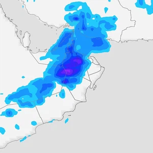 Latest updates: A warning of thunderstorms in the governorates of the Sultanate of Oman, and advice not to cross valleys and avoid low places on Tuesday