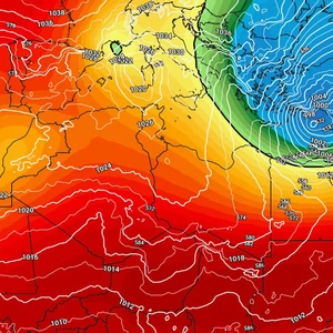 Egypt | A deep depression centered over the waters of the Mediterranean Sea, strong winds and sometimes heavy rains on the northern coast